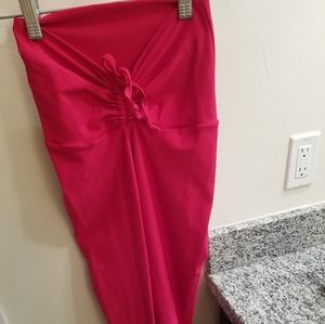 Diamondfit red leggings